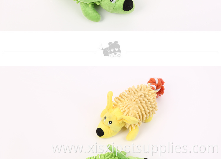 Animal Squeaky Dog Toy for Pet Dog Toy with Rope in Stock Funny Durable Plush